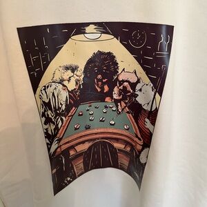 Dogs playing poker crew neck sweatshirt